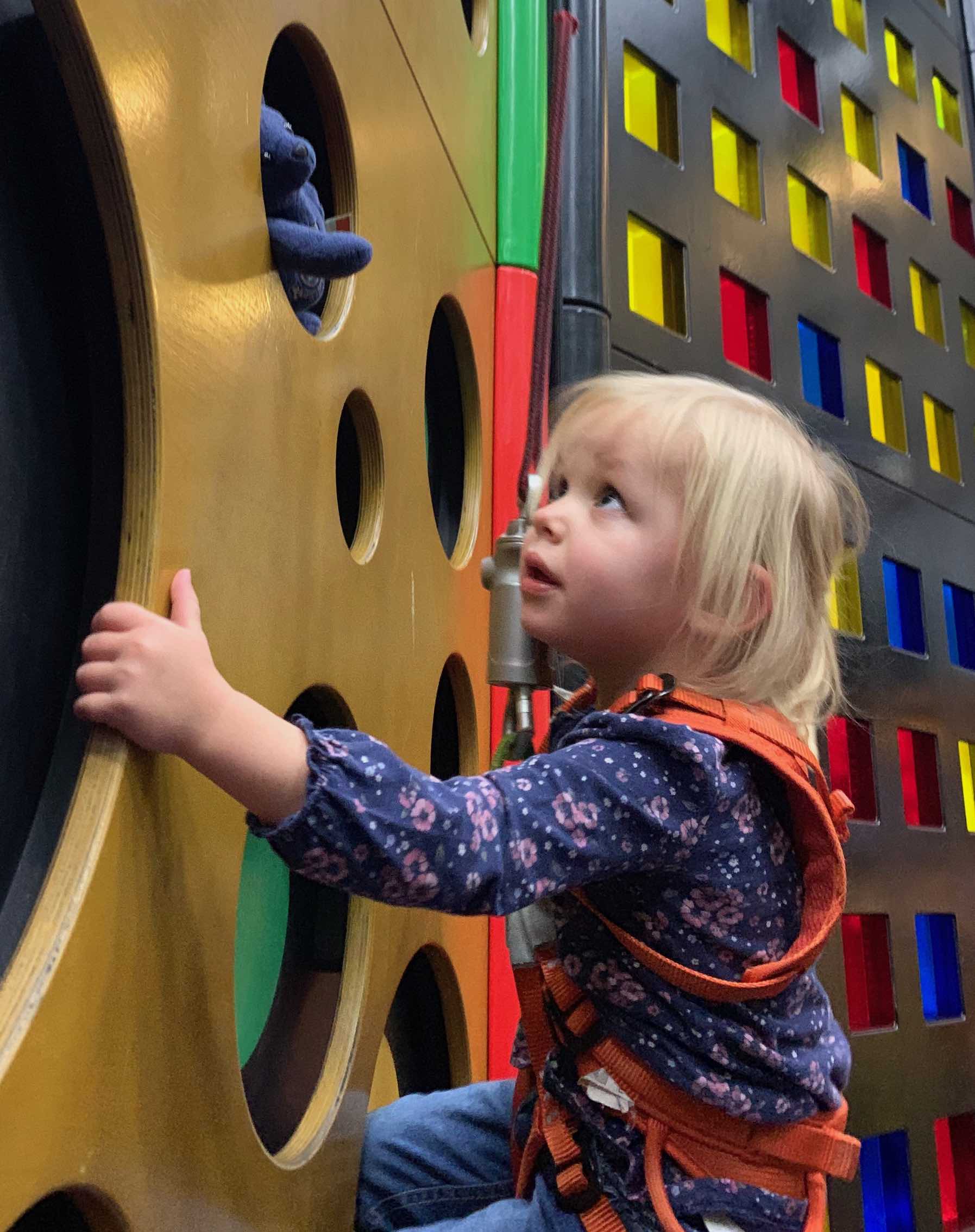 Toddler climbing sessions at Clip n Climb Ilkley